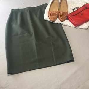 United Colors of Benetton Wool Blend Pencil Skirt